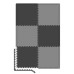 Мат-пазл  Hop-Sport HS-A010PM-6 EVA 1cm 6 частей black-gray - фото №5